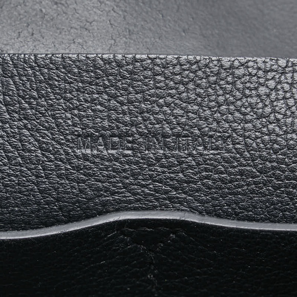 Dior Charm Open Bar Handbag Tote Bag Black Leather - Picture 9 of 10